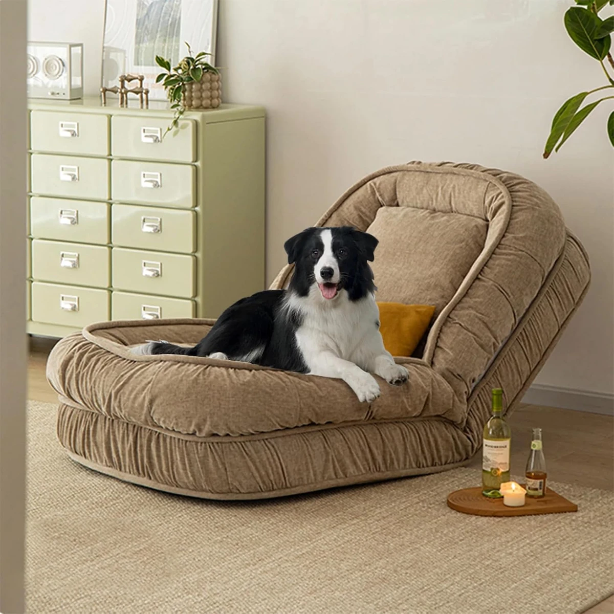 Sofá-Cama Dobrável Reclinável Premium