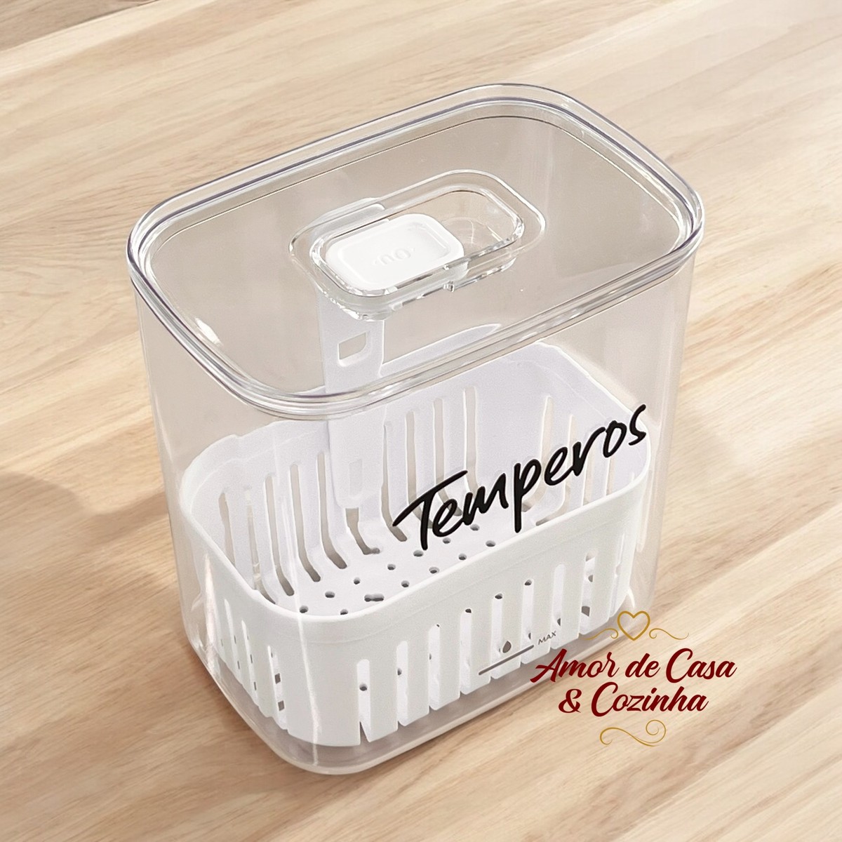 ORGANIZADOR DE TEMPEROS CLEAR ESPECIAL 1,5L