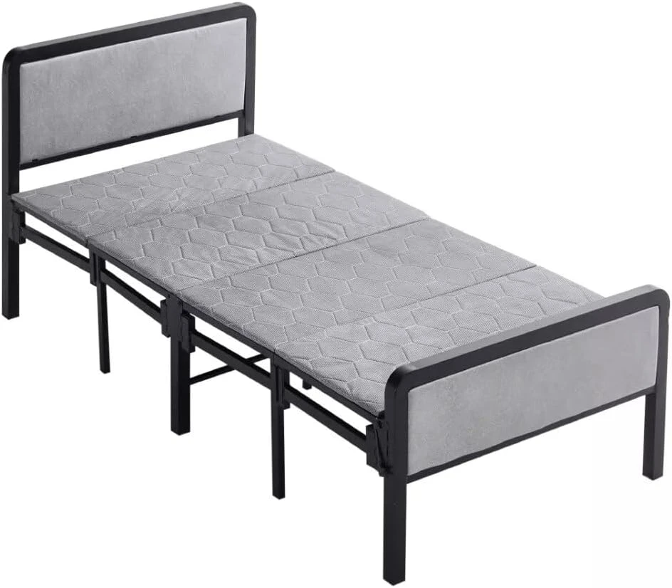 Cama Dobrável Solteiro Premium Portátil em Aço