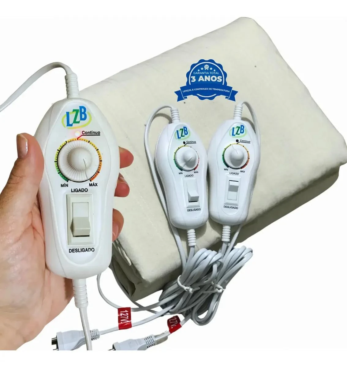 Lençol Térmico Luxo 100% Algodão com Controle de Temperatura