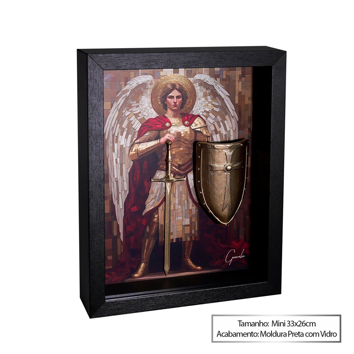 São Miguel Arcanjo Protetor 33x26
